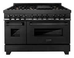 ZLINE 48 in. Professional Gas Burner/Electric Oven in DuraSnow® Stainless with 6.0 cu.ft. Oven, RAS-SN-48 - Smart Kitchen Lab