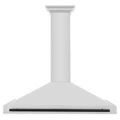 ZLINE 48 Inch Autograph Edition Stainless Steel Range Hood with Matte Black Handle, KB4STZ-48-MB - Smart Kitchen Lab