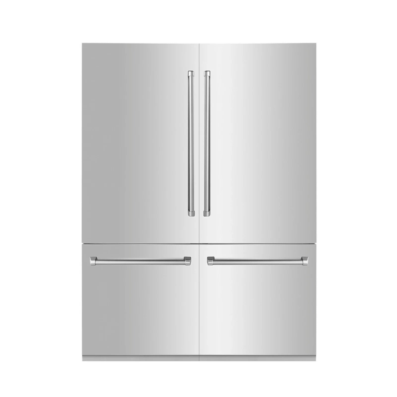 ZLINE 60 In. 32.2 cu. ft. Built-In 4-Door Refrigerator with Internal Water and Ice Dispenser in Stainless Steel, RBIV-304-60 - Smart Kitchen Lab