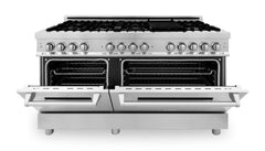 ZLINE 60 in. Professional Gas Burner and 7.4 cu. ft. Electric Oven in Stainless Steel, RA60 - Smart Kitchen Lab