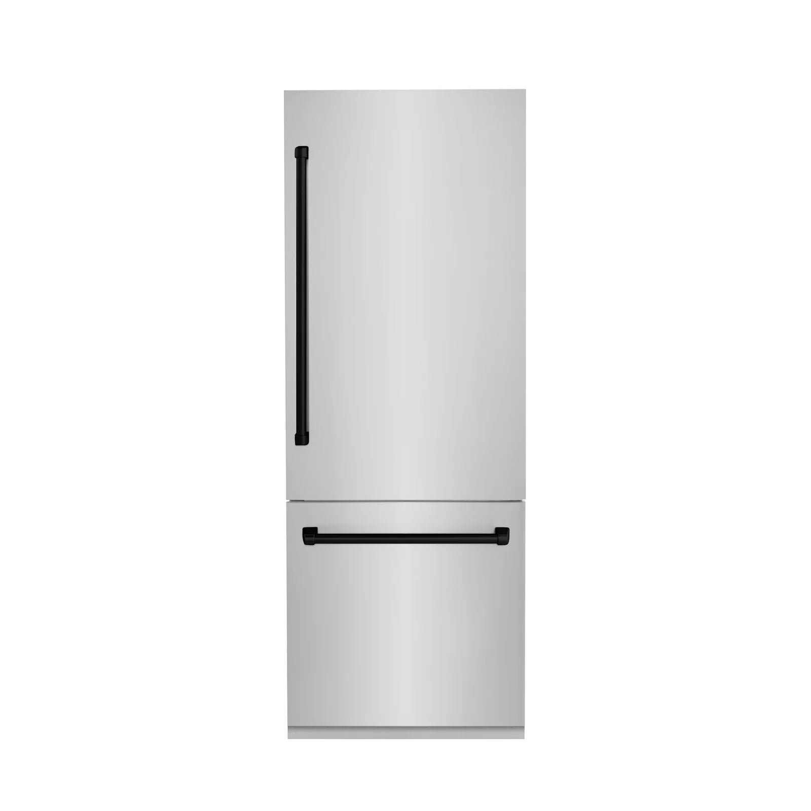 ZLINE Autograph 30 In. 16.1 cu. ft. Built-In Refrigerator with Internal Water and Ice Dispenser with Matte Black Accents, RBIVZ-304-30-MB - Smart Kitchen Lab