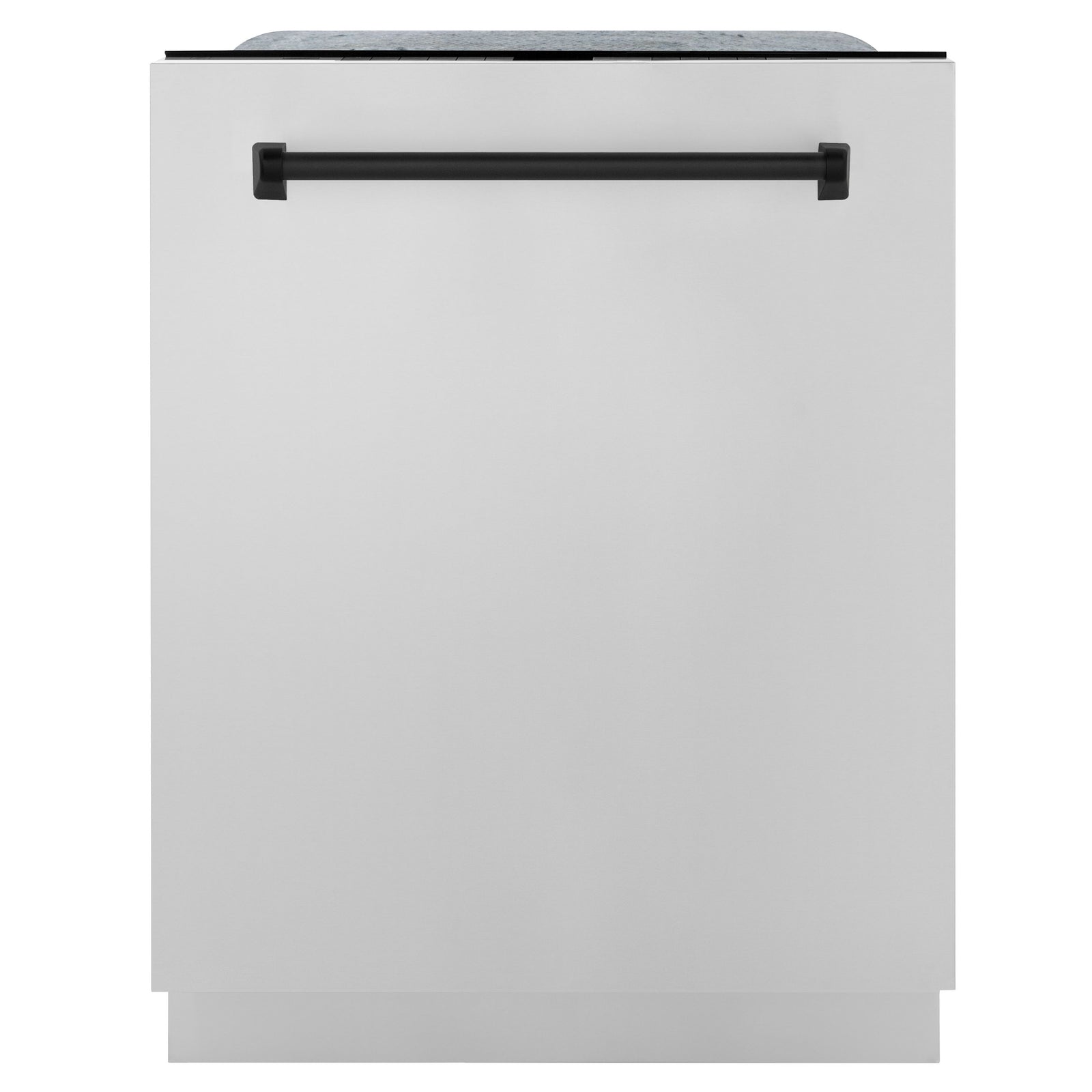 ZLINE Autograph Edition 24 In. Tall Dishwasher, Touch Control, in Stainless Steel with Matte Black Handle, DWMTZ-304-24-MB - Smart Kitchen Lab