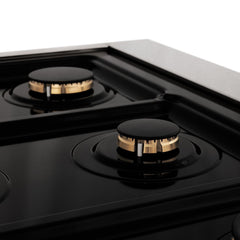 ZLINE Autograph Edition 36 in. Gas Burner/Gas Oven Range in DuraSnow® with Gold Accents, RGSZ-SN-36-G - Smart Kitchen Lab