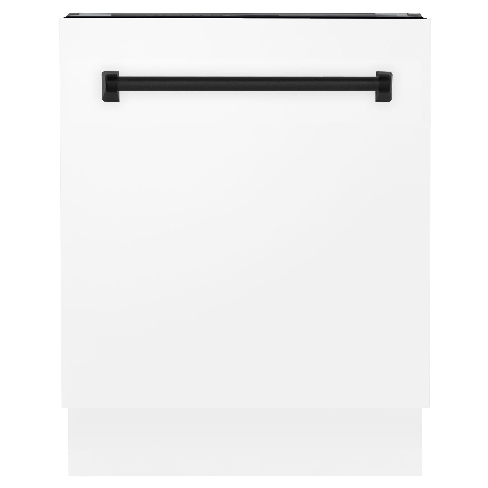 ZLINE Autograph Series 24 inch Tall Dishwasher in White Matte with Matte Black Handle, DWVZ-WM-24-MB - Smart Kitchen Lab