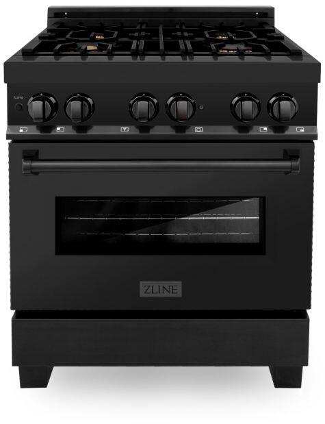 ZLINE Kitchen and Bath 30 in. Professional Gas Burner, Electric Oven Stainless Steel Range, RA30 - Smart Kitchen Lab