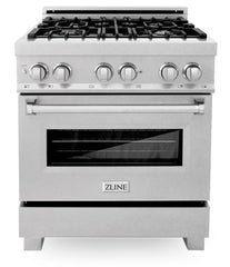 ZLINE Kitchen and Bath 30 in. Professional Gas Burner, Electric Oven Stainless Steel Range, RA30 - Smart Kitchen Lab